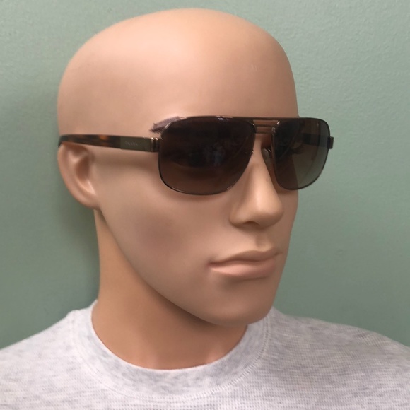 Prada Tortoise Non-RX Sunglasses 8AE-6S1 - Picture 4 of 11